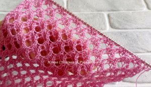 Летний Хит - модная крупная сетка спицами