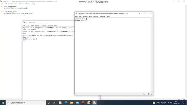 PYTHON BASICS || CUSTOMISED MODULES IN PYTHON || TUTORIALS 2021 FOR BEGINNERS смотреть онлайн