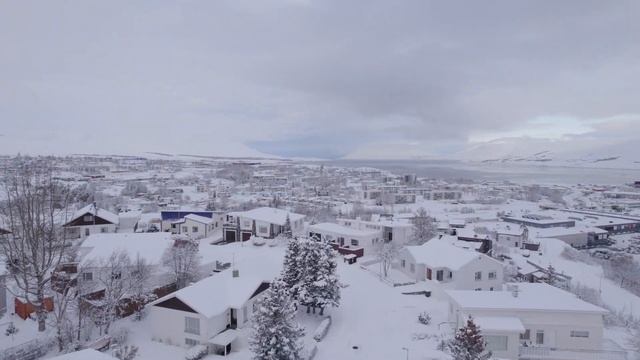Beautiful Winter In Iceland - Akureyri