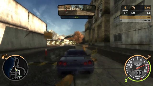 NFS Most Wanted 2005 Redux Mod, Blacklist #3 RONNIE смотреть онлайн