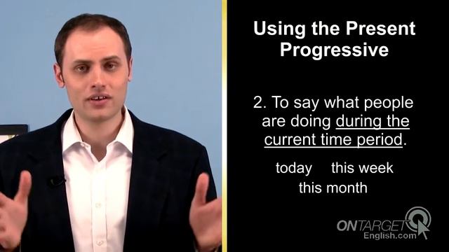 Introduction to present progressive (continuous) tense verbs смотреть онлайн
