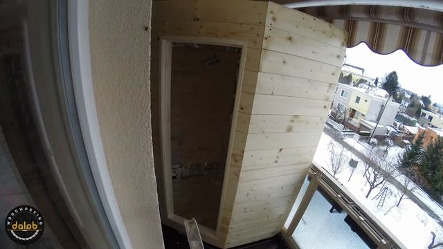 HOMEMADE BALCONY SAUNA BUILD