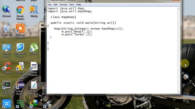 Map and hashmap in Java with program смотреть онлайн