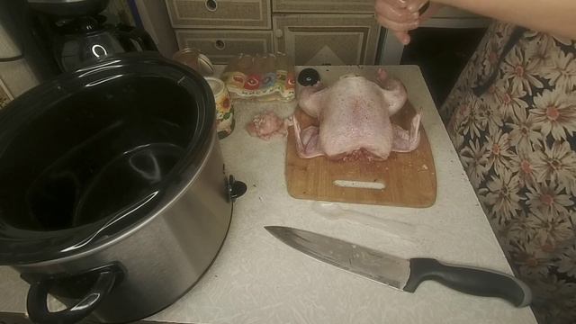 Курица в медленноварке смотреть онлайн