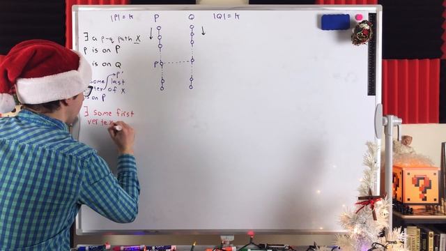 Proof: Two Longest Paths Have a Common Vertex | Graph Theory, Connected Graphs смотреть онлайн