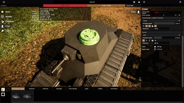 5TON Tankette DESTROYS 50TON Tank!! - Sprocket Gameplay смотреть онлайн