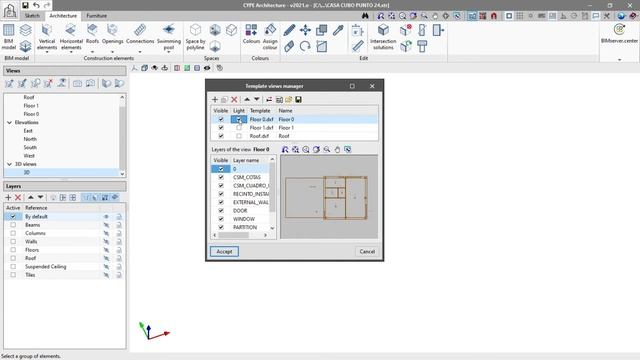 CYPE Architecture: importing DXF/DWG templates смотреть онлайн