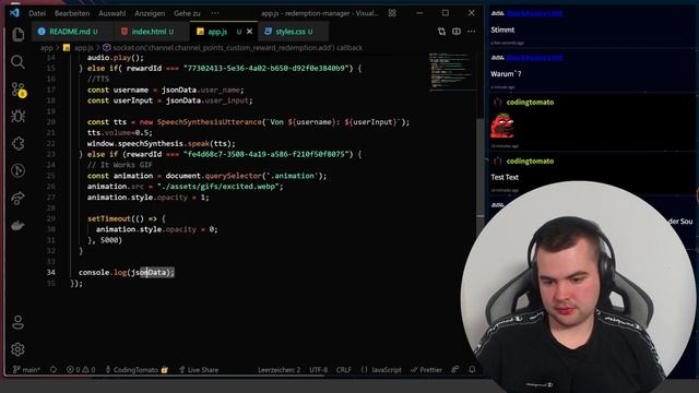 [ARCHIVE] ? Text to Speech im Stream und Chat Overlay mit Javascript, Socket.io und Electron смотреть онлайн
