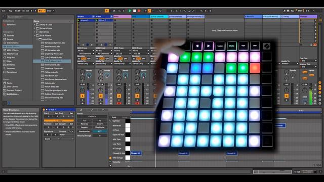 Как настроить launchpad mini mk3? Ableton. Live looping. смотреть онлайн