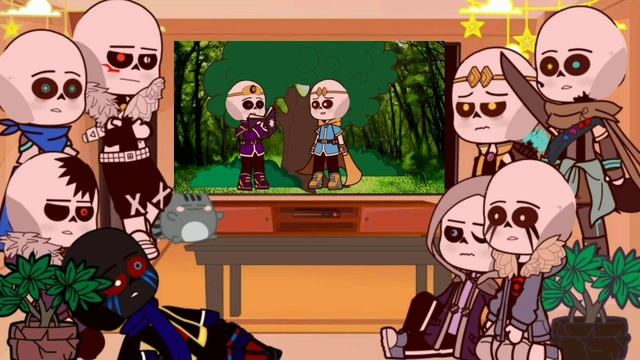 sans au react to themselves || part-1/? || nightmare ||angst смотреть онлайн