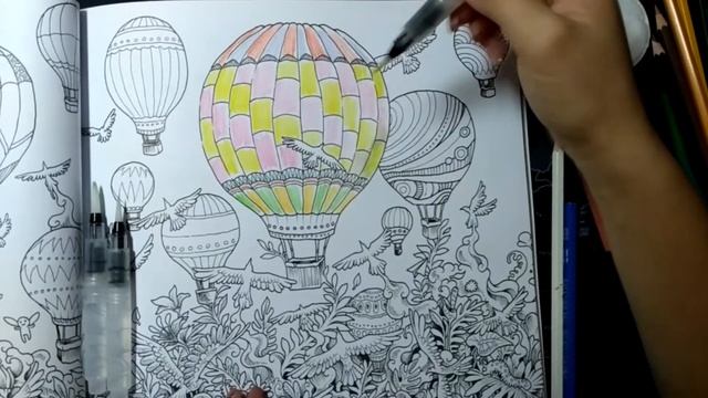 Акварельные кисточки с AliExpress с акварельными карандашами и раскраска антистресс. Что получится? смотреть онлайн