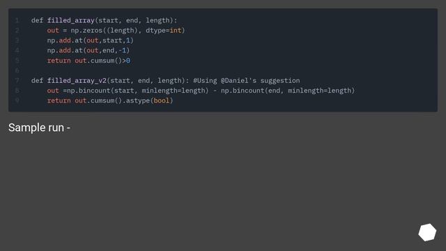Fill 1D numpy array from arrays with indices смотреть онлайн