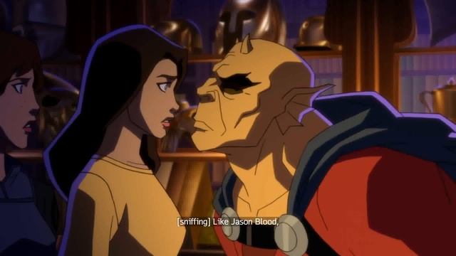 Young Justice the transformation of Jason Blood to Etrigan смотреть онлайн