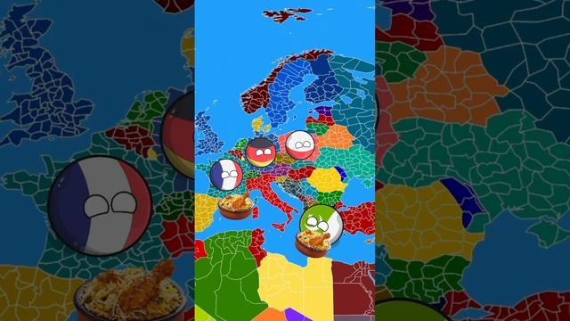 USA and India are testing food from the world part 3???? countries in a nutshell #countryballs #foo смотреть онлайн