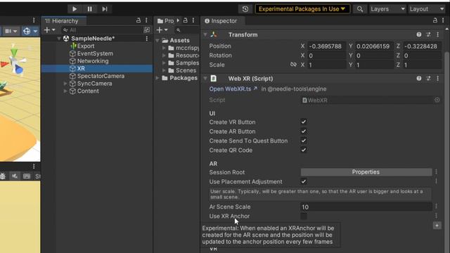 How to create a Web AR experience with Unity and Needle Engine.(AR Food Menu with Plane Tracking) смотреть онлайн