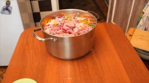Маринованная капуста с болгарским перцем.Заготовка на зиму