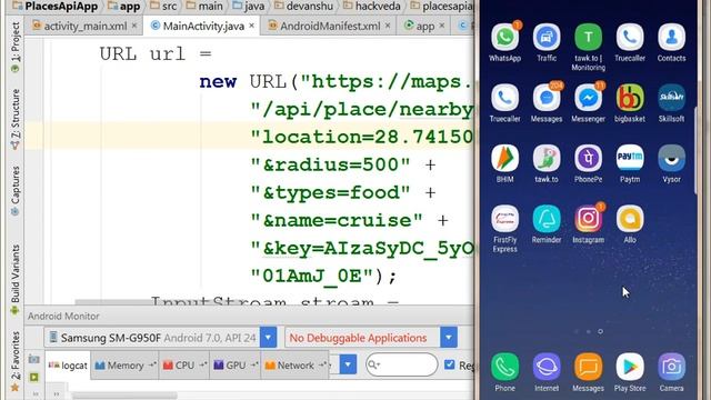 JSON Parsing - How to use Google Places API - Part 3 смотреть онлайн