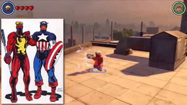 Классический Капитан Британия - Персонажи LEGO Marvel`s Avengers #11 смотреть онлайн