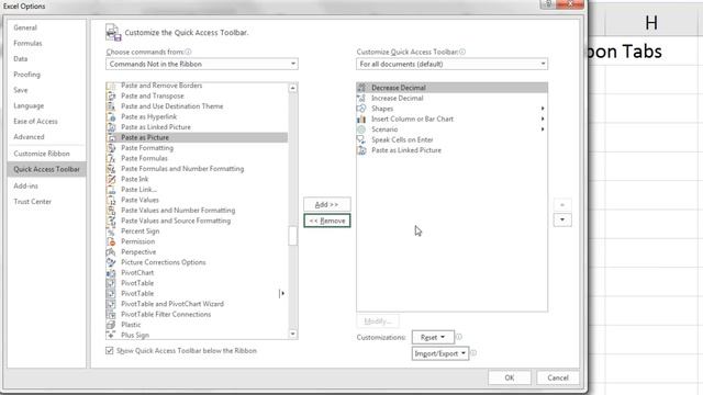 Excel Basics 6: Customize Quick Access Toolbar (QAT) and Show New Ribbon Tabs смотреть онлайн