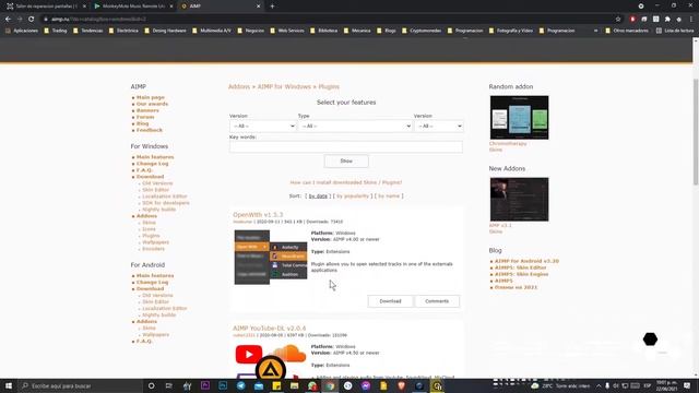Controla la música de tu pc desde AIMP y Monekeymote смотреть онлайн