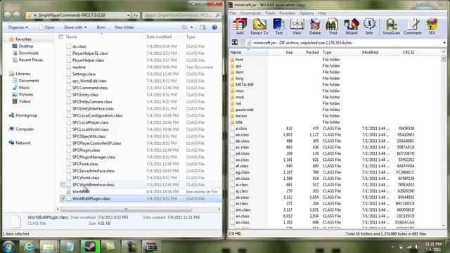 How To Install Singleplayer Commands For Minecraft 1.7.2 On Windows 7 смотреть онлайн