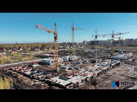 Ход строительства ЖК «Достояние» — октябрь смотреть онлайн