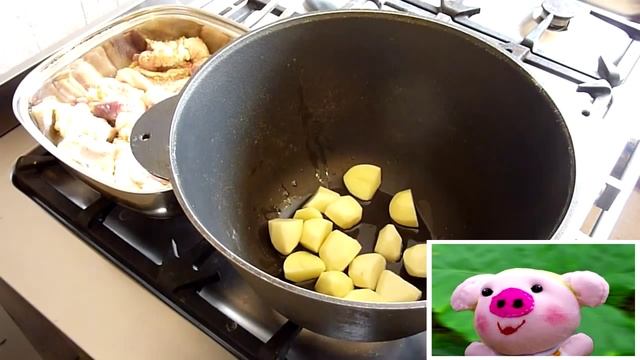 Рецепты блюд: Свинина - пузанина .