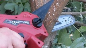 мини аккумуляторная цепная пила