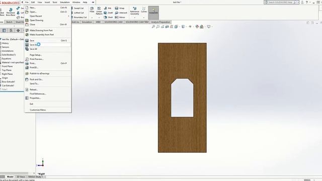 SolidWorks How to - Converting a SolidWorks file into a DXF file for importing into 2D design смотреть онлайн
