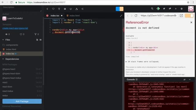 React Redux Getting Started смотреть онлайн