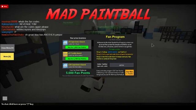 Roblox Mad Paintball Quad Credits Code! смотреть онлайн