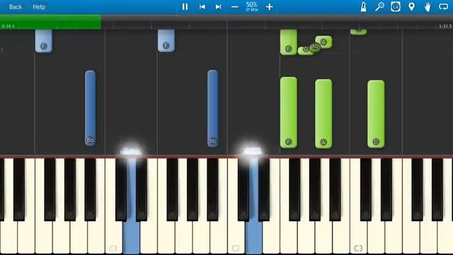 Sam Smith - I'm Not The Only One - Piano Tutorial - How to play - Synthesia смотреть онлайн