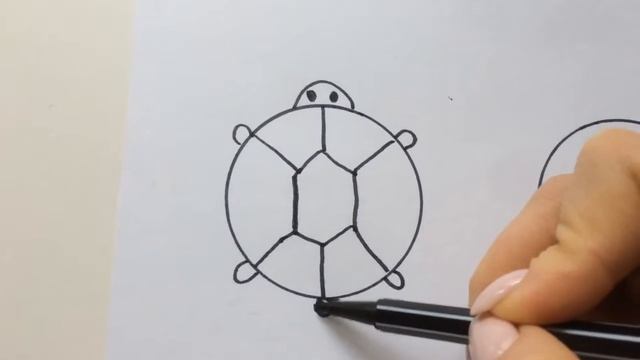 РИСУЕМ ЖИВОТНЫХ ИЗ КРУГОВ / ДЕТИ смотреть онлайн