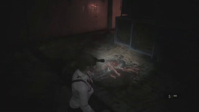 Resident Evil 2 Remake Claire Ryona in Suit Mini Skirt Open Chest смотреть онлайн