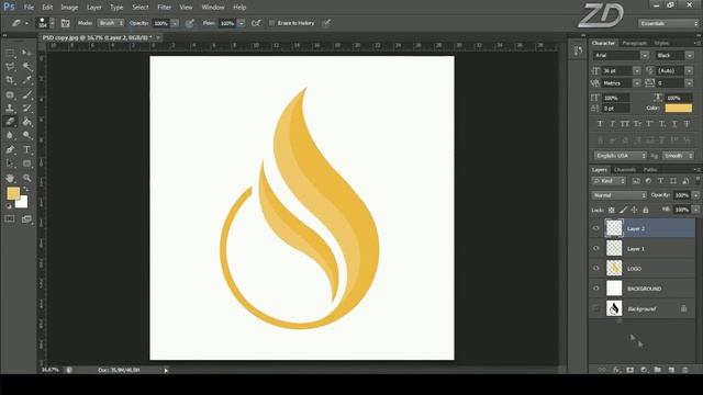 How To Make 3D Logo Design in Photoshop | Photoshop Tutorials смотреть онлайн