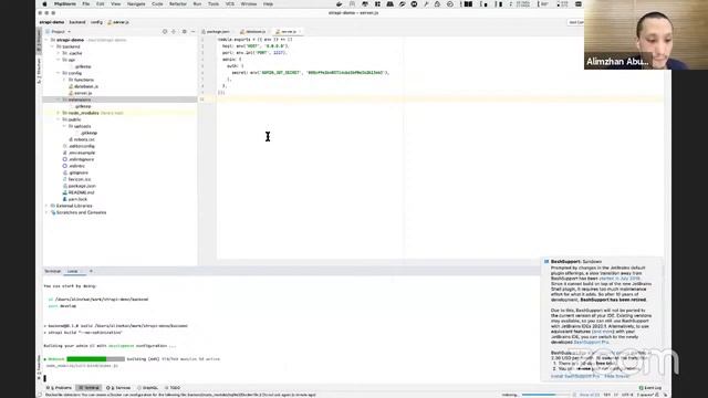 CocoaHeads Kazakhstan #3 / Алимжан Абуов - Backend без backend-щика используя Strapi смотреть онлайн