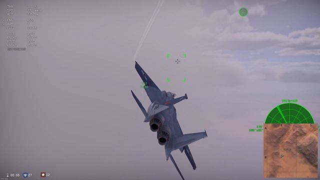 [WT] F-15C Eagle | "Ace Thunder Zero" | 20 waves + final boss #warthunder смотреть онлайн