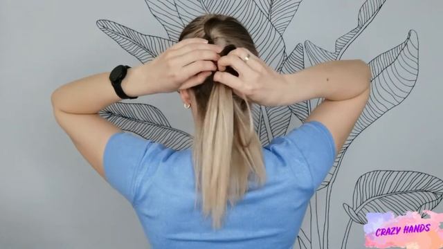 Видео. Красивая Прическа из хвостиков смотреть онлайн