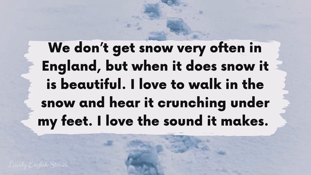 BEGINNER ENGLISH STORY ?️Winter Days❄️A2 - B1 | Level 3 - Level 4 | BRITISH ENGLISH ACCENT SUBTITLE смотреть онлайн