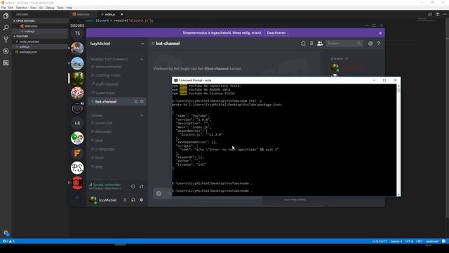 How to make a Discord Bot | Tutorial 1 (setup) смотреть онлайн