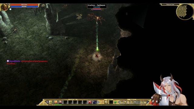 Making it through Titan Quest as I get the Oracle an offering! Surely there wont be spiders, right? смотреть онлайн
