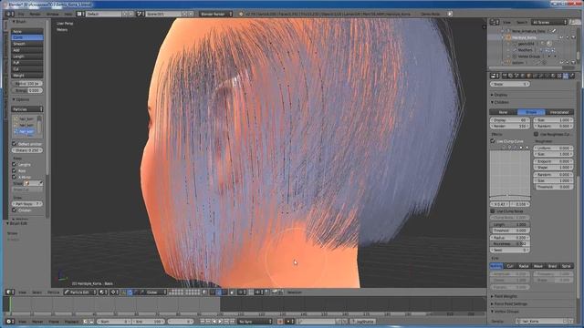 The Sims 4.Blender.Бертрис и Blender.Часть 8.Hairstyle Korra.Причёска Корра. смотреть онлайн