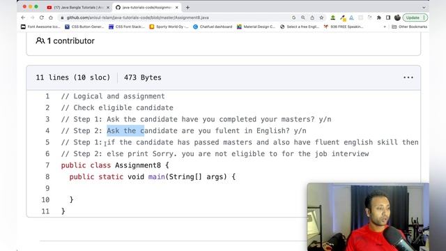 Java Bangla Tutorials 30 : Assignment 8 | logical AND operator смотреть онлайн
