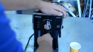 Кофеварка Saeco poemia, нет протока воды