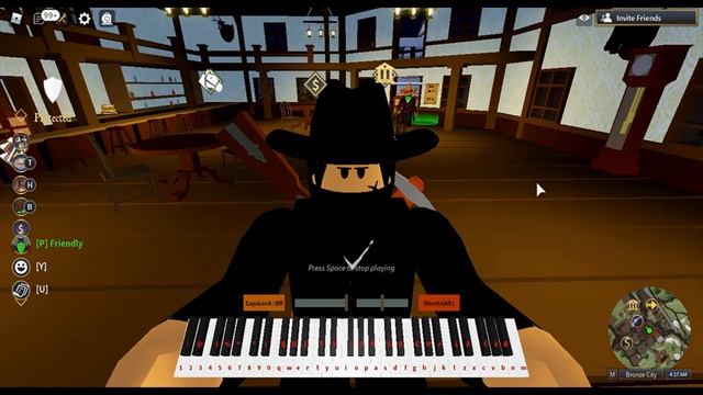 Custom Piano music | Roblox: The Wild West смотреть онлайн
