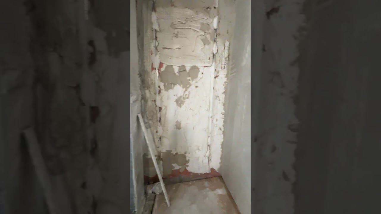 Механизированная штукатурка стен в квартире в ЖК Alia #дизайнерскийремонт смотреть онлайн