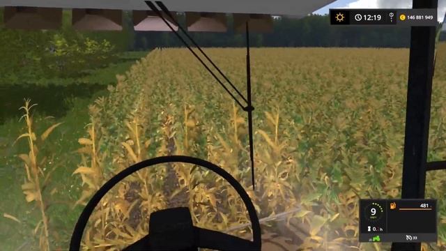Farming Simulator 2017. ООО ЧЕРНОВСКОЕ. Кормоуборочный комбайн КВК 800. смотреть онлайн