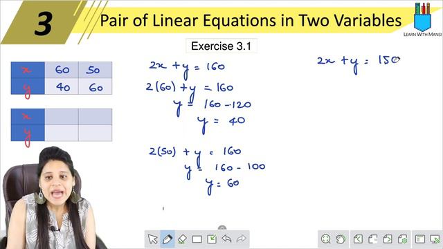 Class 10 Maths | Chapter 3 | Exercise 3.1 Q3 | Pair Of Linear Equations in Two Variables | NCERT смотреть онлайн