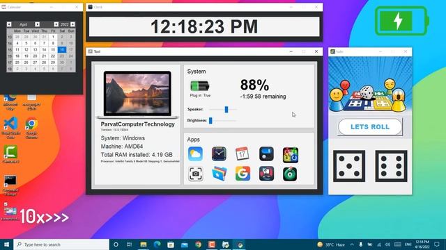 Intro- Create GUI app with Tkinter | Python Final Year GUI Project | All-In-One Software смотреть онлайн