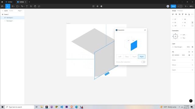 How to make 3D cube in figma смотреть онлайн